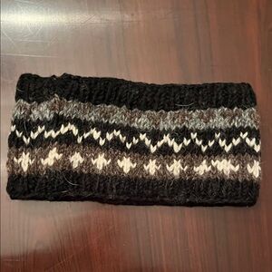 Icelantic  Black and Gray Knit Headband